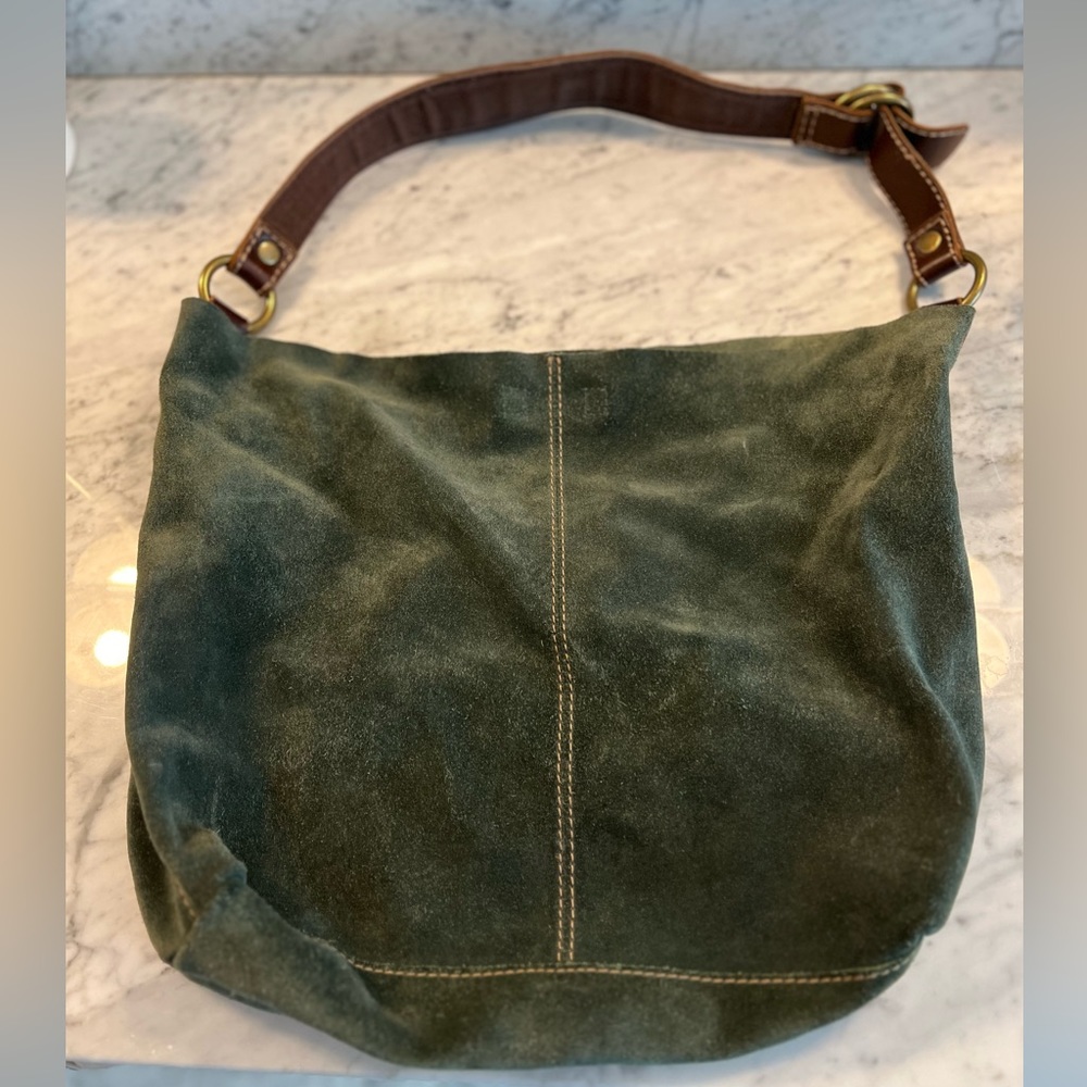 Lucky brand suede bag